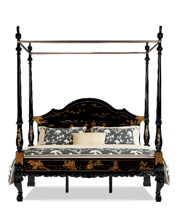 Jansen Furniture - Chinoiserie QL Bed