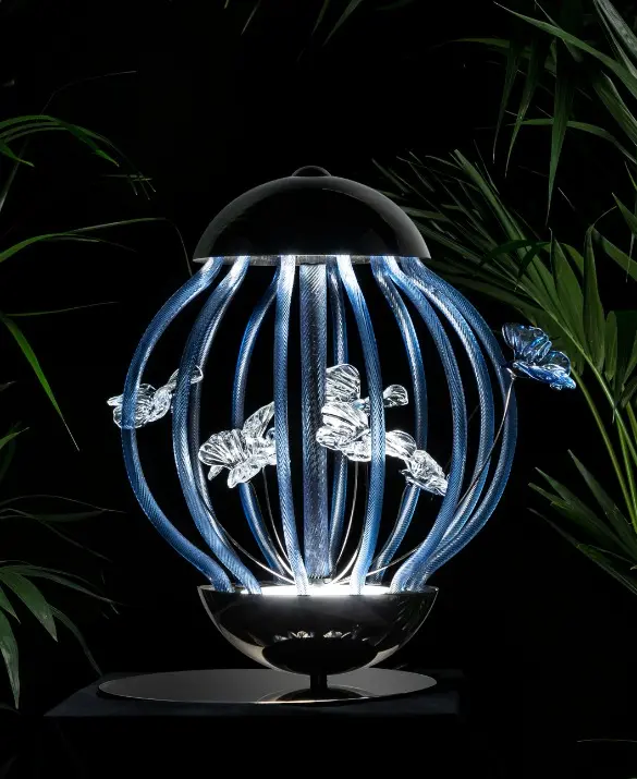 Cage table lamp