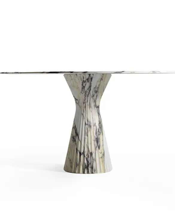 Odette Table, a marble dining table by Lithos Design