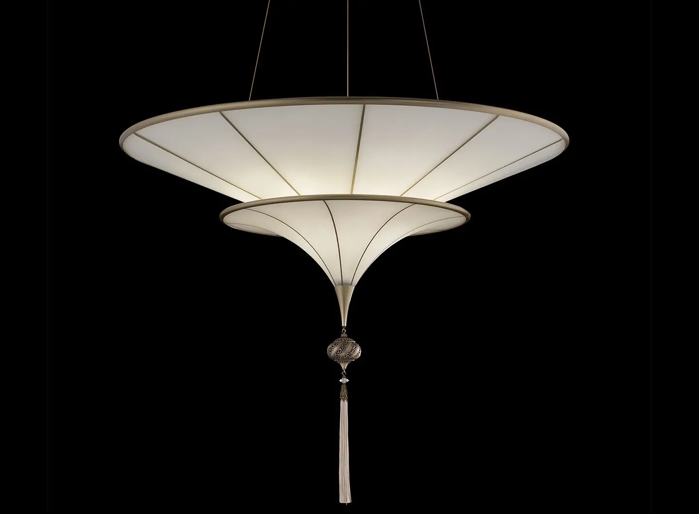 Scheherazade 2 tiers Glass lamp Vogue