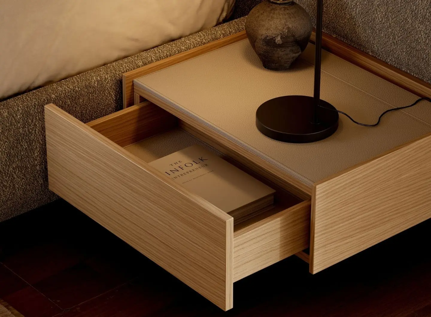 Domkapa - Francis Bedside Table