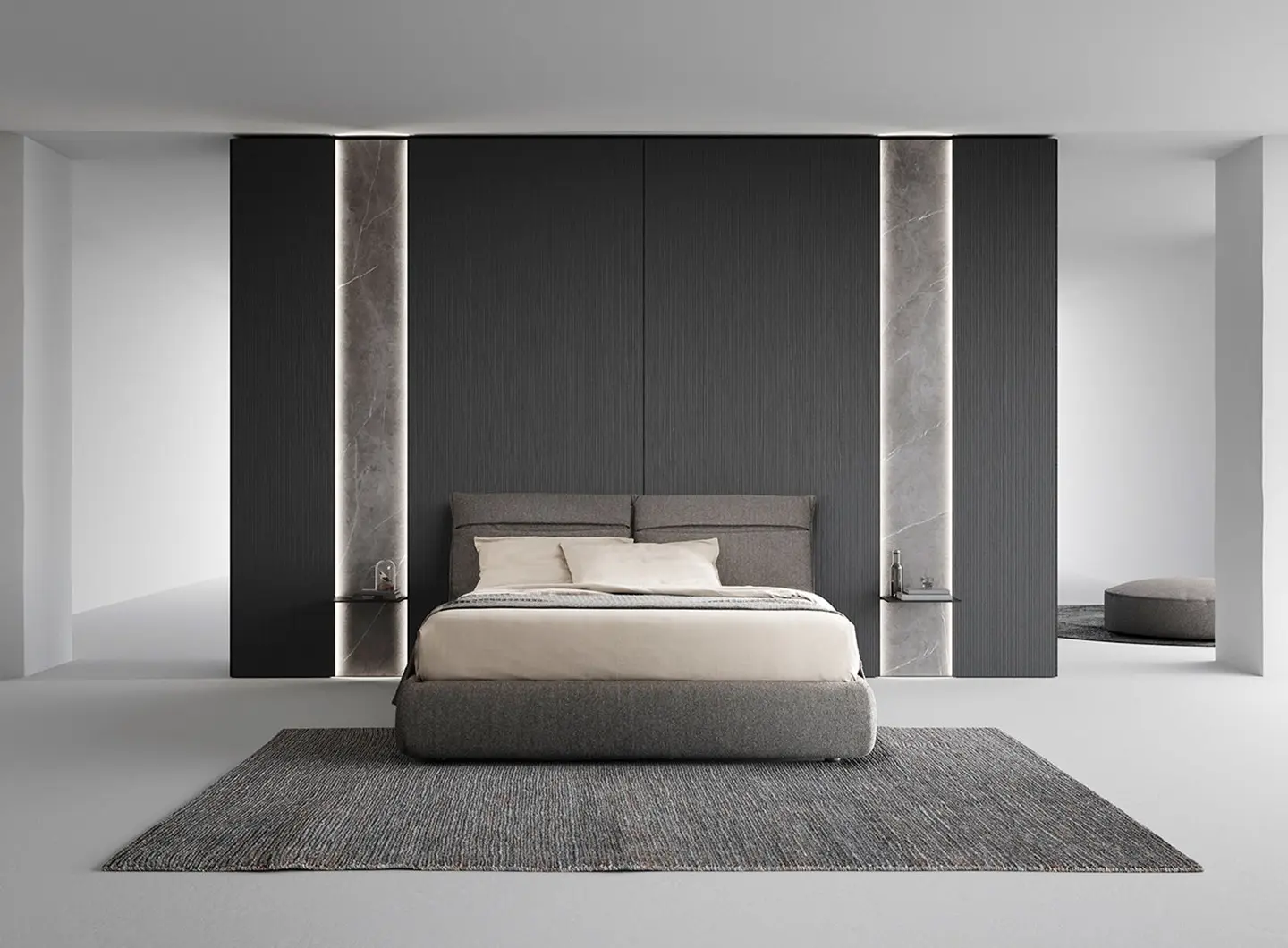 Caccaro_Architype zona notte boiserie con Ajar