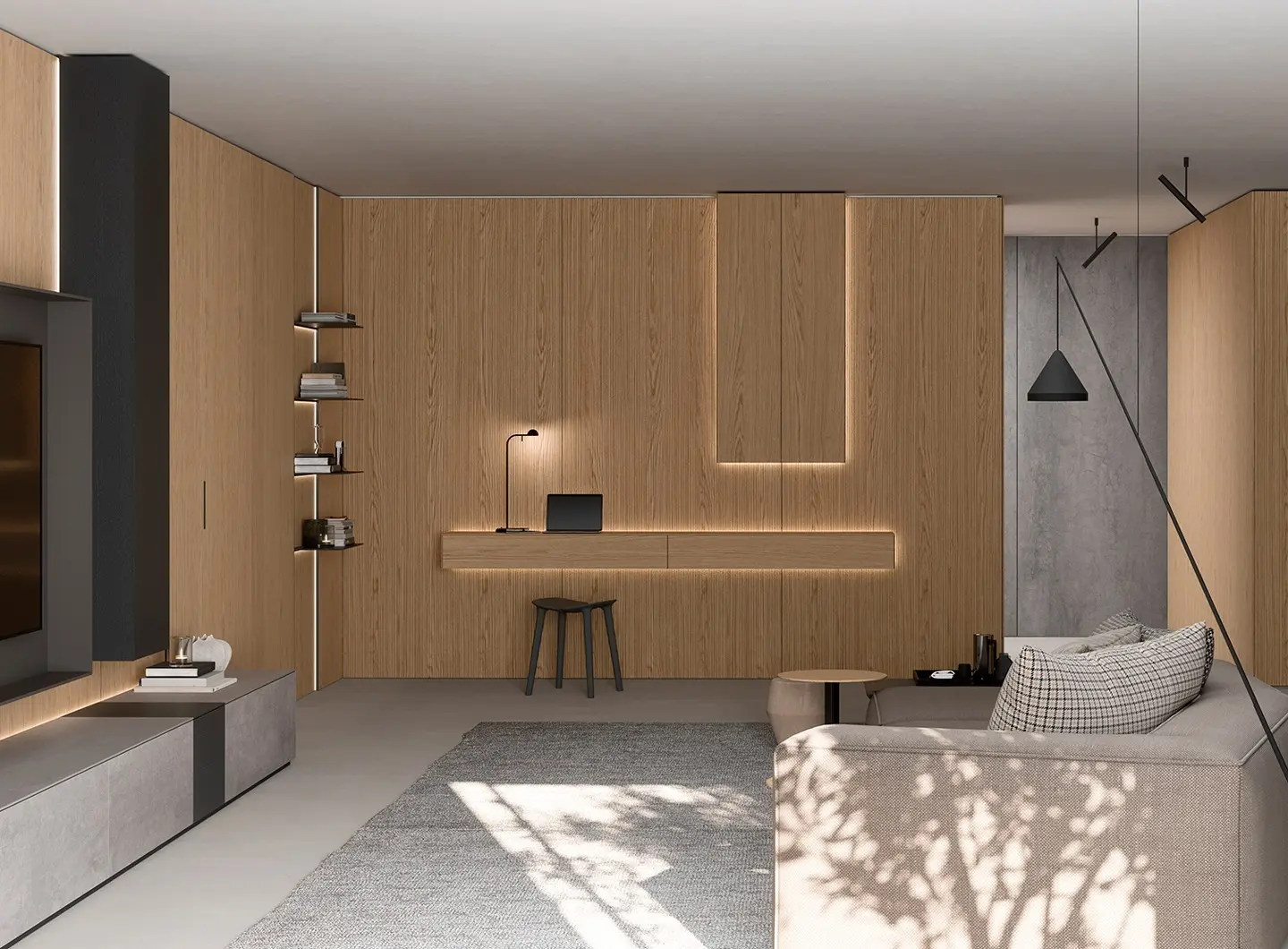 Caccaro_zona living home office