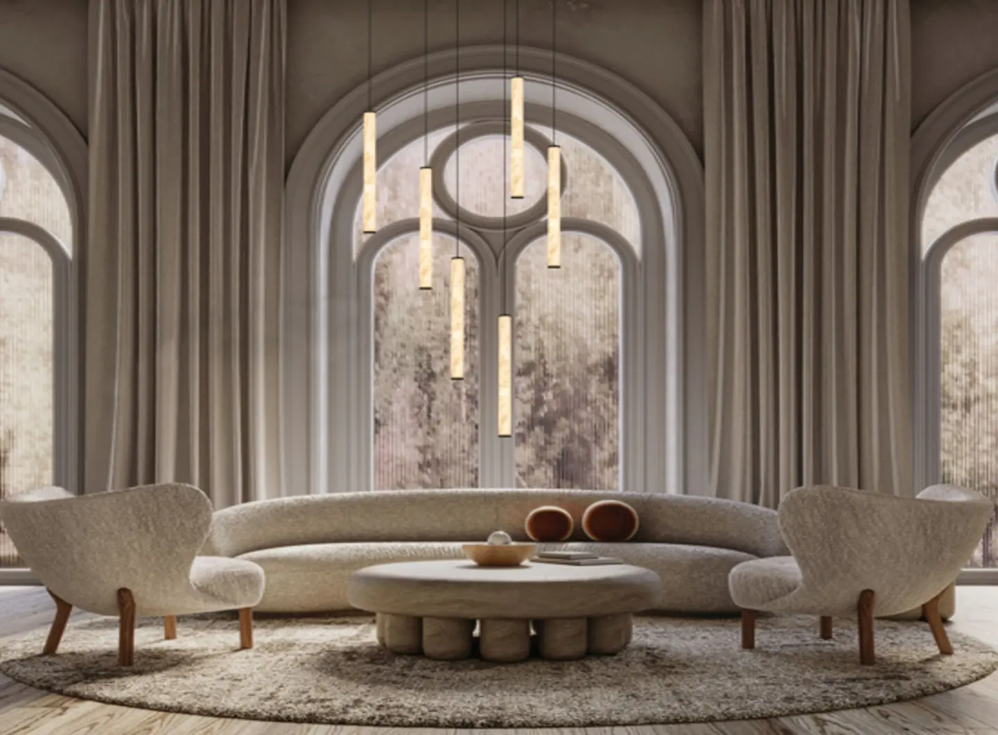 LUXURIUS MARBLE PENDANT DECORATIVE LIGHTS - BY ZAMBELIS LIGHTS