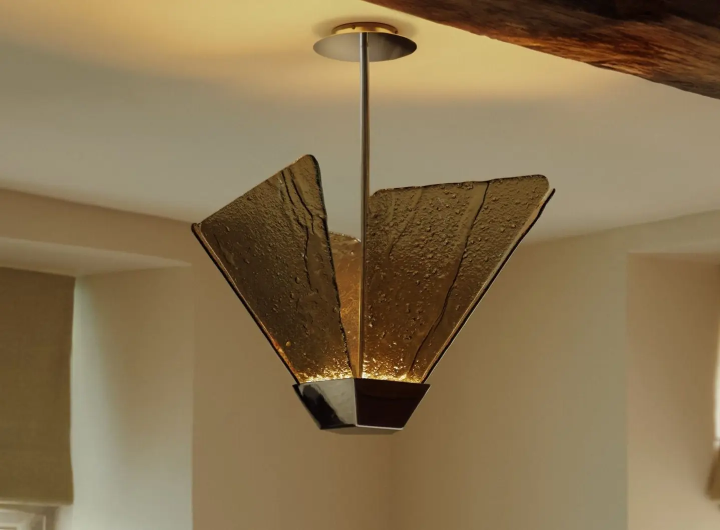 CTO Lighting - SHARD Pendant with artisan tinted glass