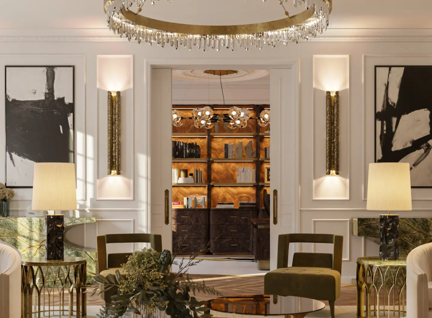 Oasis Living Room with NAJ Armchairs