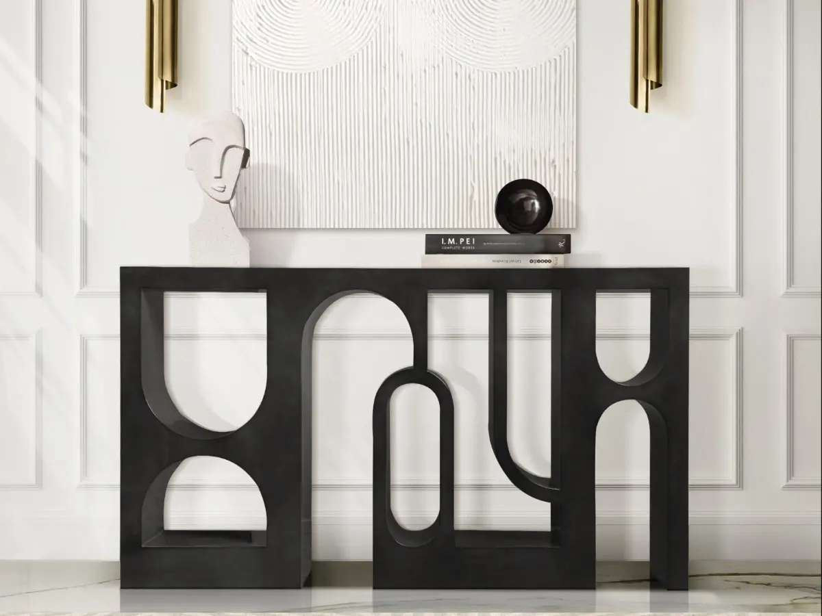 Ingresso in bianco e nero con console COLOSSEUM