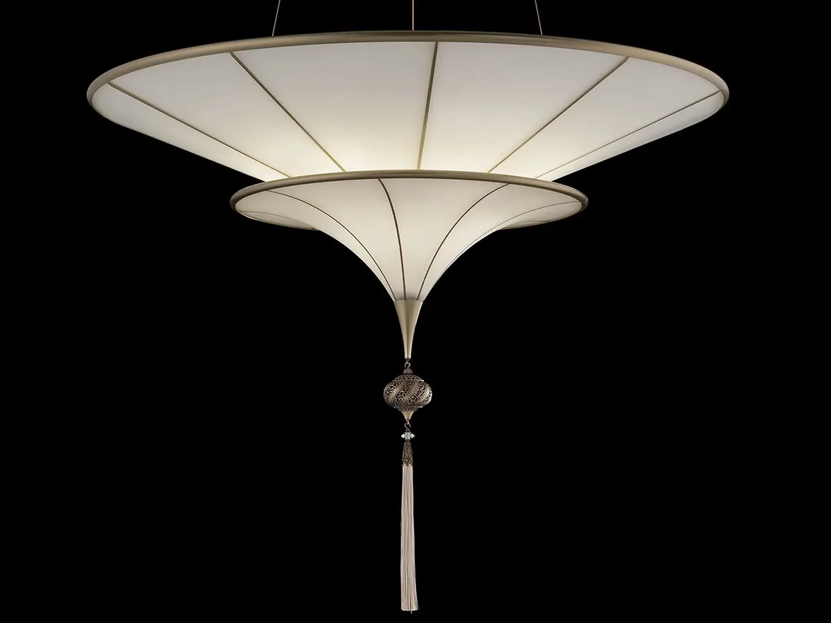 Scheherazade 2 tiers Glass lamp Vogue