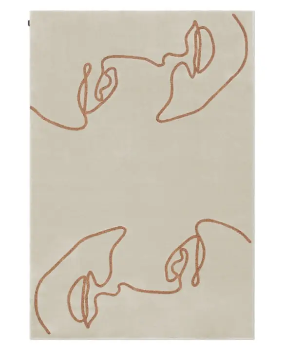 Tappeto Taupe Presso Rug'Society