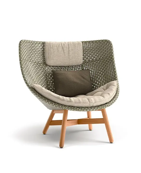 DEDON MBRACE with a now color by Sebastian Herkner