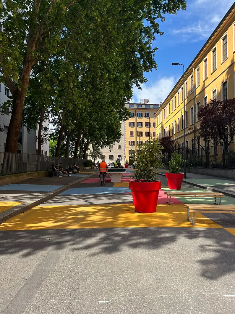 Veduta di Piazze Sonore, in Via Savaré Ph: Studio Ro