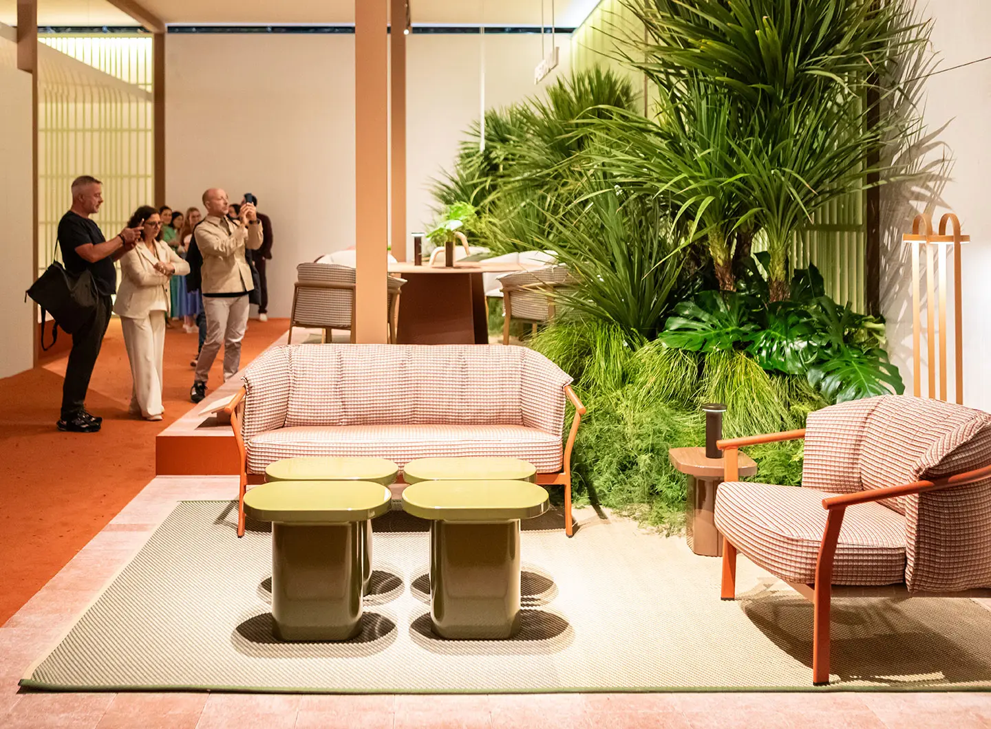 Pedrali booth view at the Salone del Mobile.MIlano 2025
