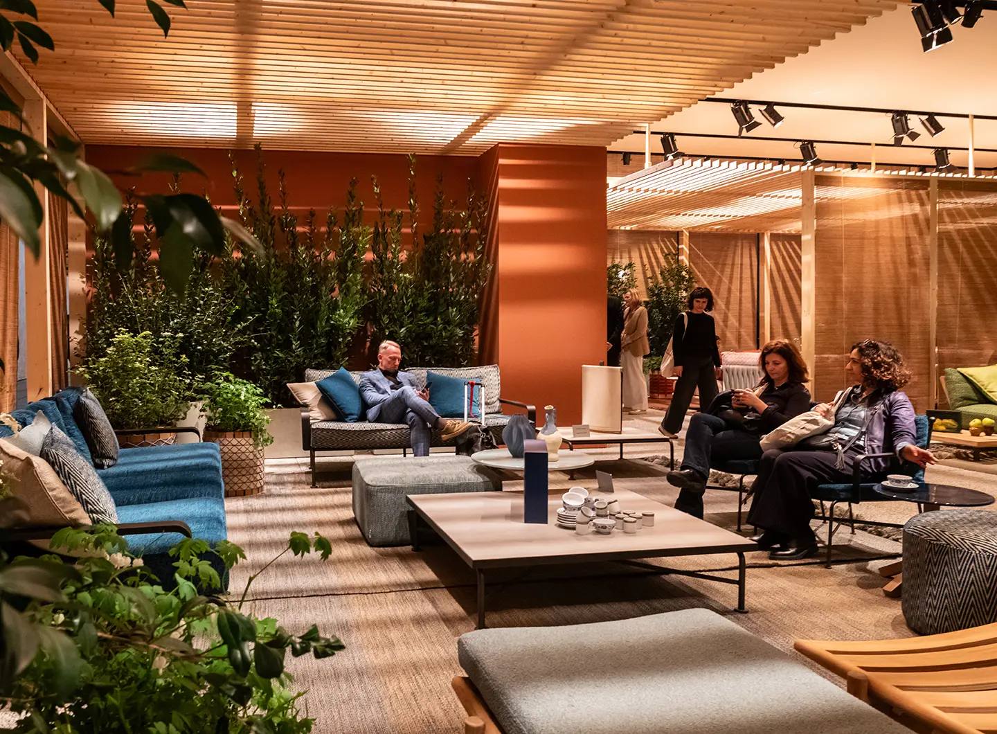 Roda booth view at the Salone del Mobile.MIlano 2025