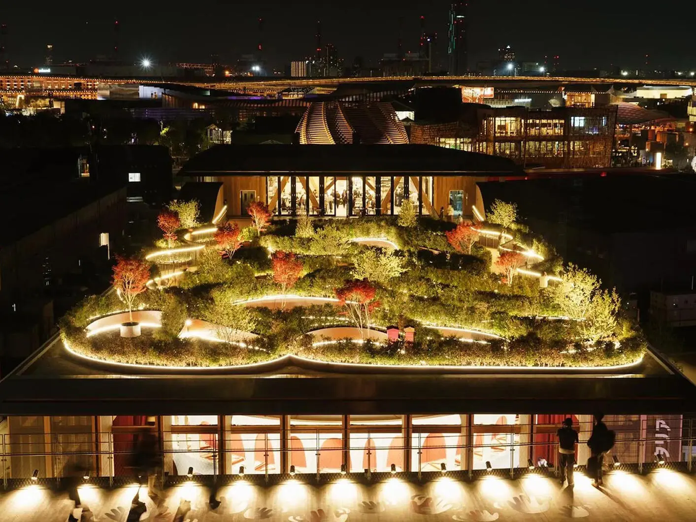 veduta padiglione italia all'Expo di Osaka 2025