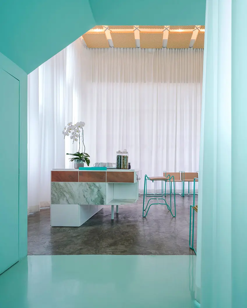 veduta interna del Infinity Wellbeing Spa, Bangkok 