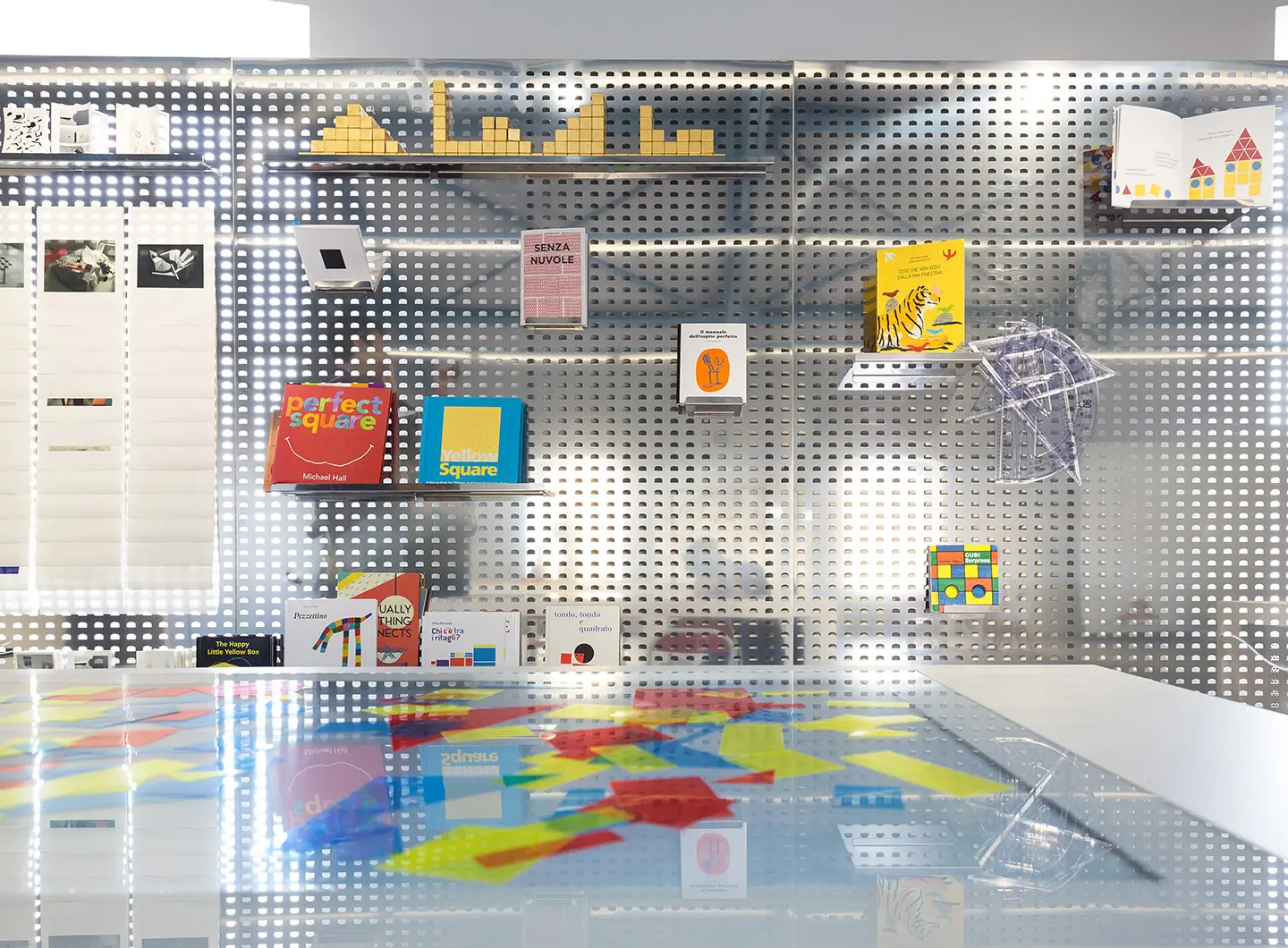Dettaglio sala dell'accademia dei bambini presso Fondazione Prada