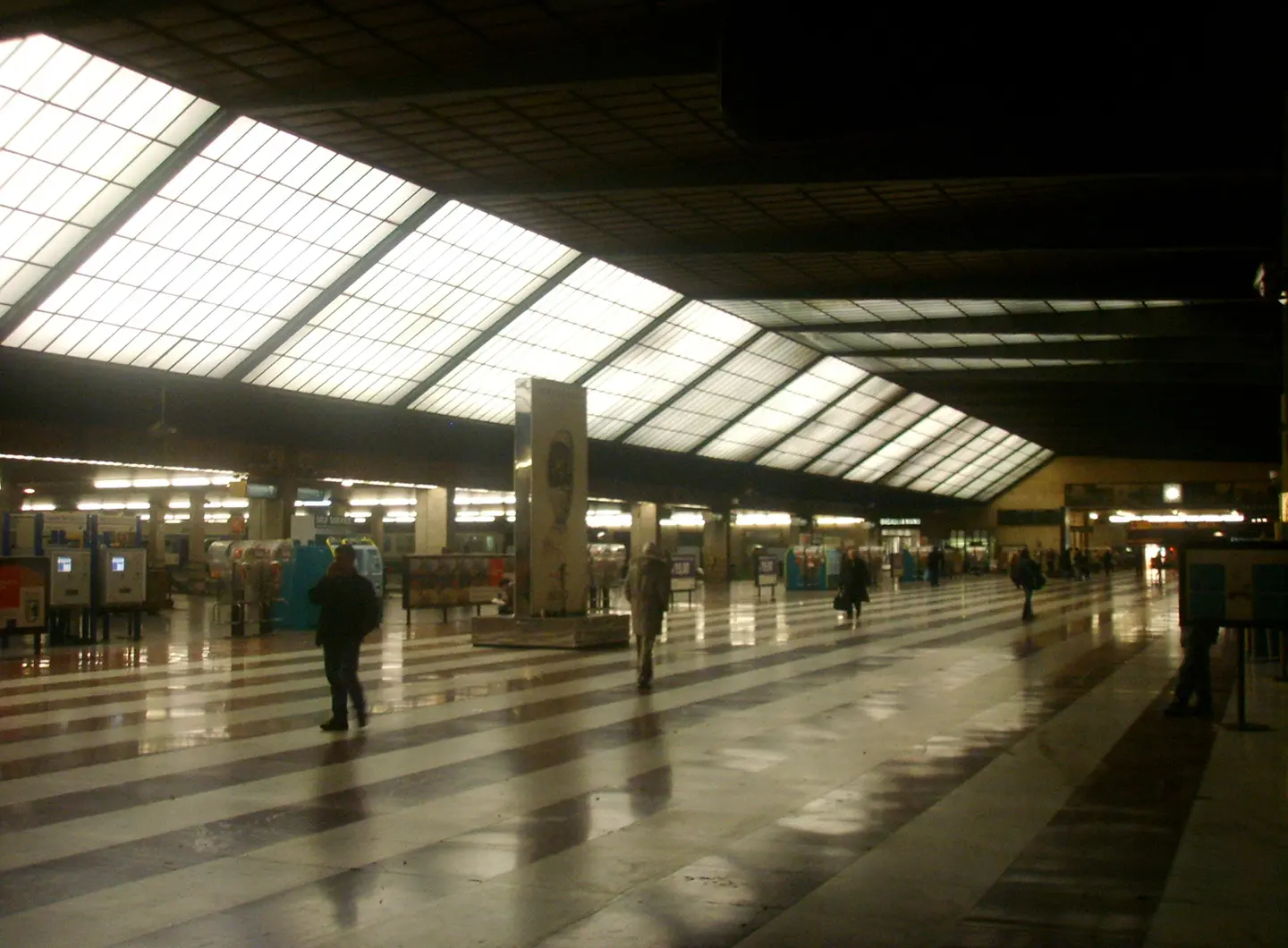 view inside Santa Maria Novella Station, Florence
