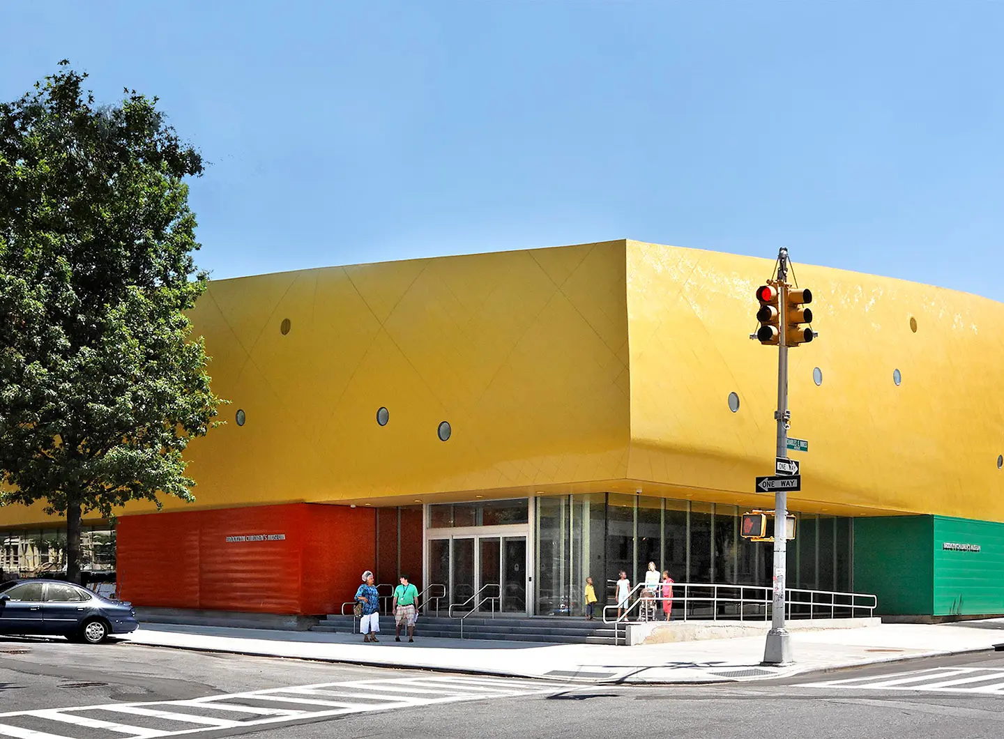 Exterior view of the Brooklyn Children's Museum in New York