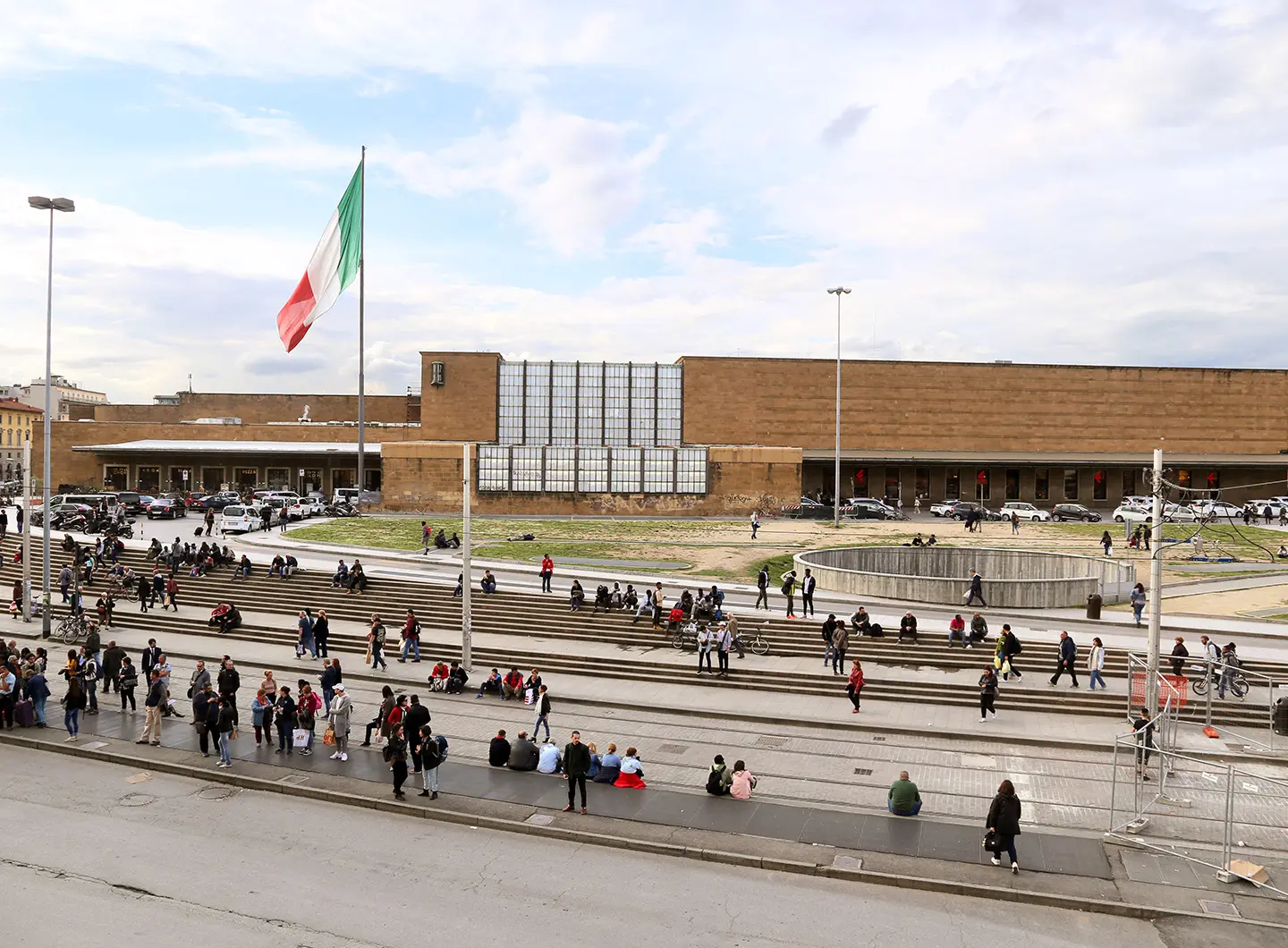 exterior view of Santa Maria Novella Station, Florence