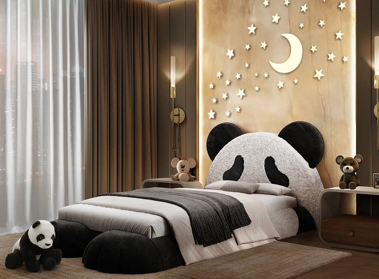 Letto Baloo and Po of Circu Magical Furniture