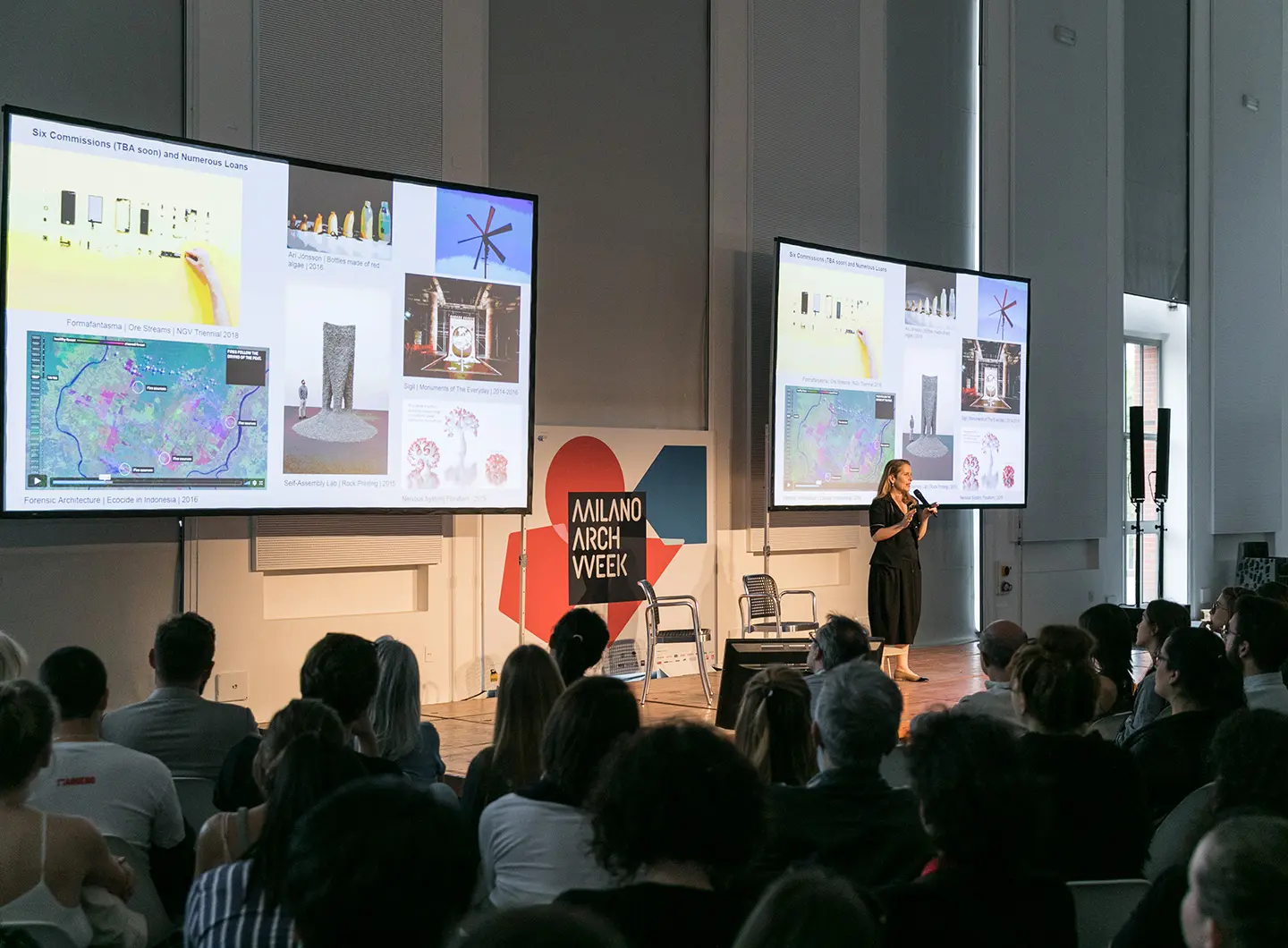 Paola Antonelli, Lecture Patio architettura Politecnico