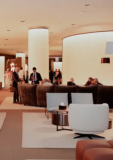 Business lounge by Piero Lissoni