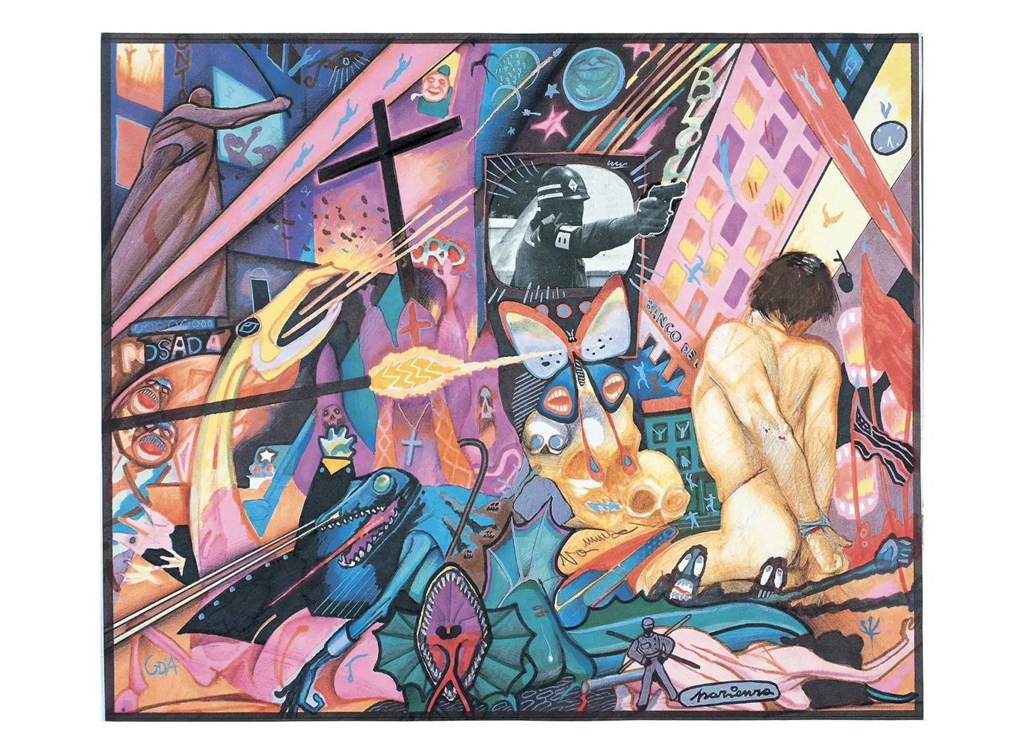 Andrea Pazienza, Il metodo Cono Sud, 1983, Collection Elisabetta Pellerano