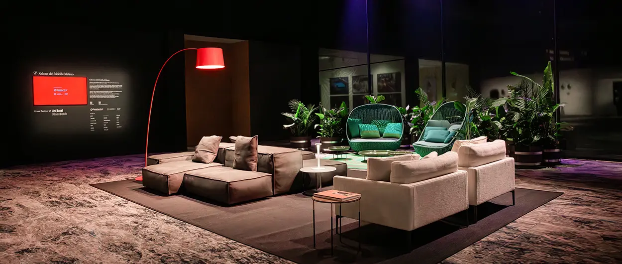 Collectors Lounge, Lissoni & Partners, Art Basel Miami Beach 2025, Salone del Mobile.Milano