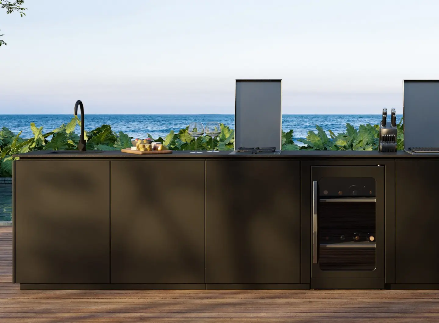 GlammFire - Nero Outdoor Kitchen