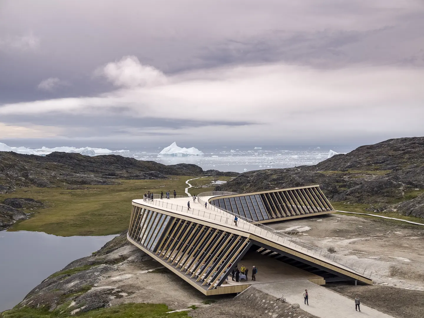 Dorte Mandrup, Icefjord Centre, Ilulissat, Greenland, 2021, ph. Adam Mørk