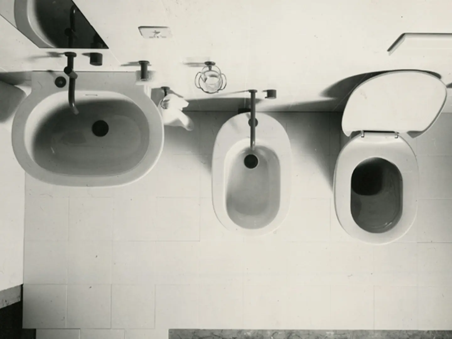 Collezione Linda, design Achille Castiglioni, produzione Ideal Standard, 1977. Courtesy Fondazione Achille Castiglioni