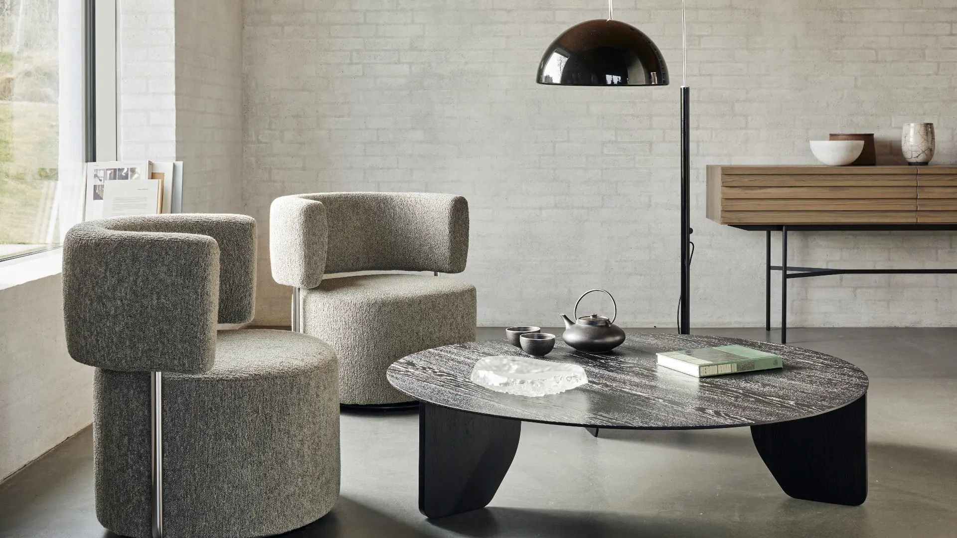 more - OSO swivel lounge chair S