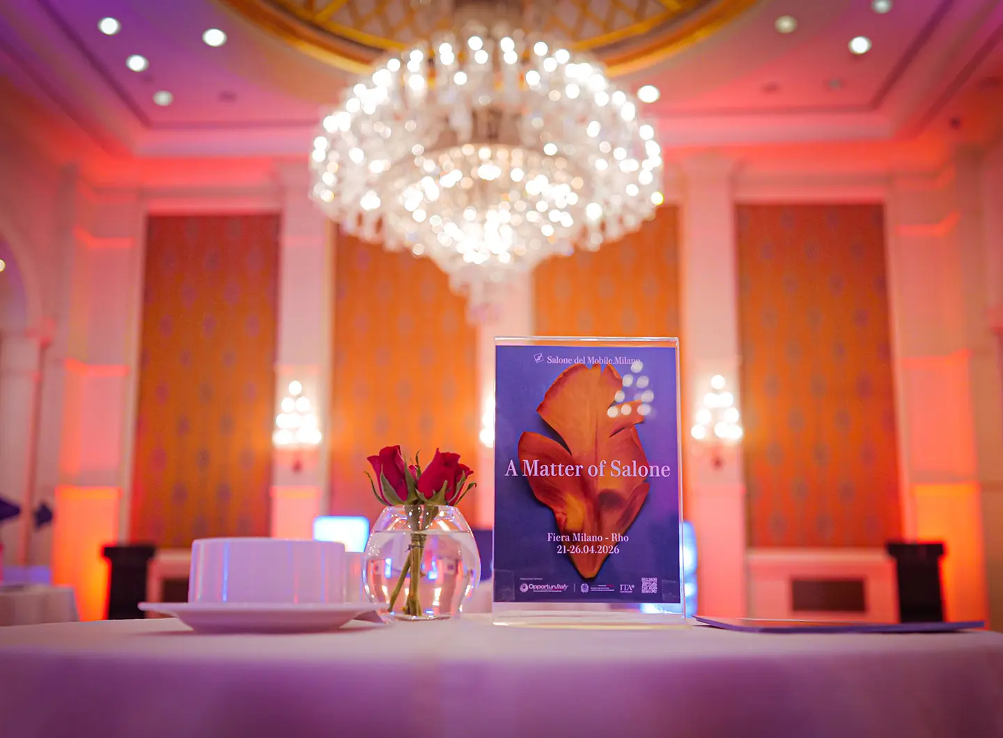 Salone del Mobile.Milano meets New Delhi | Networking Dinner, The Leela Palace, Grand Ballroom, Chanakyapuri, Diplomatic Enclave, New Delhi