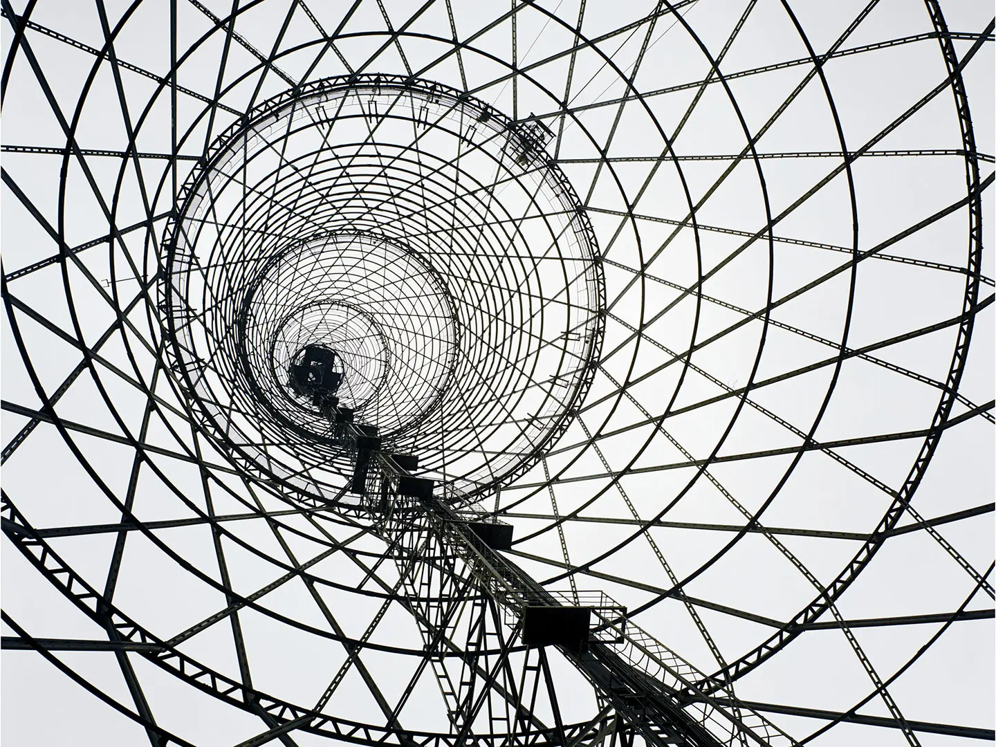 Torre radio Šabolovka, Mosca, 1922, ph. Richard Pare