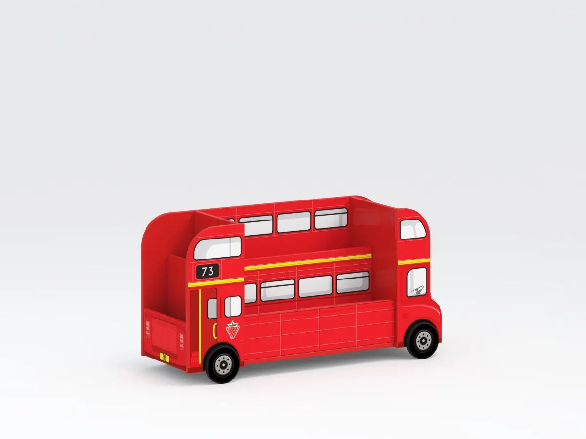 Double-decker Bus Bookcase