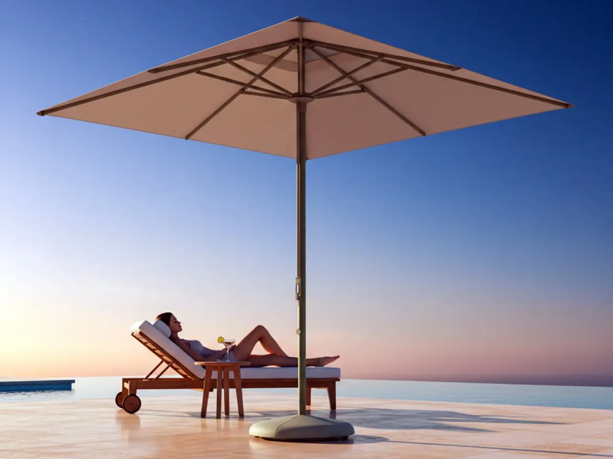 ORAK is a collection designed by Patrick Norguet that reinterprets the parasol as both a functional and aesthetic design object. The design aims to meet the basic needs of outdoor use while offering a harmonious and balanced presence within the space. Thanks to its parabolic form, it integrates into its surroundings; it complements the character of the space without drawing attention. 