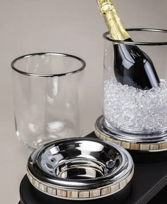 Vassoio con doppia glacette