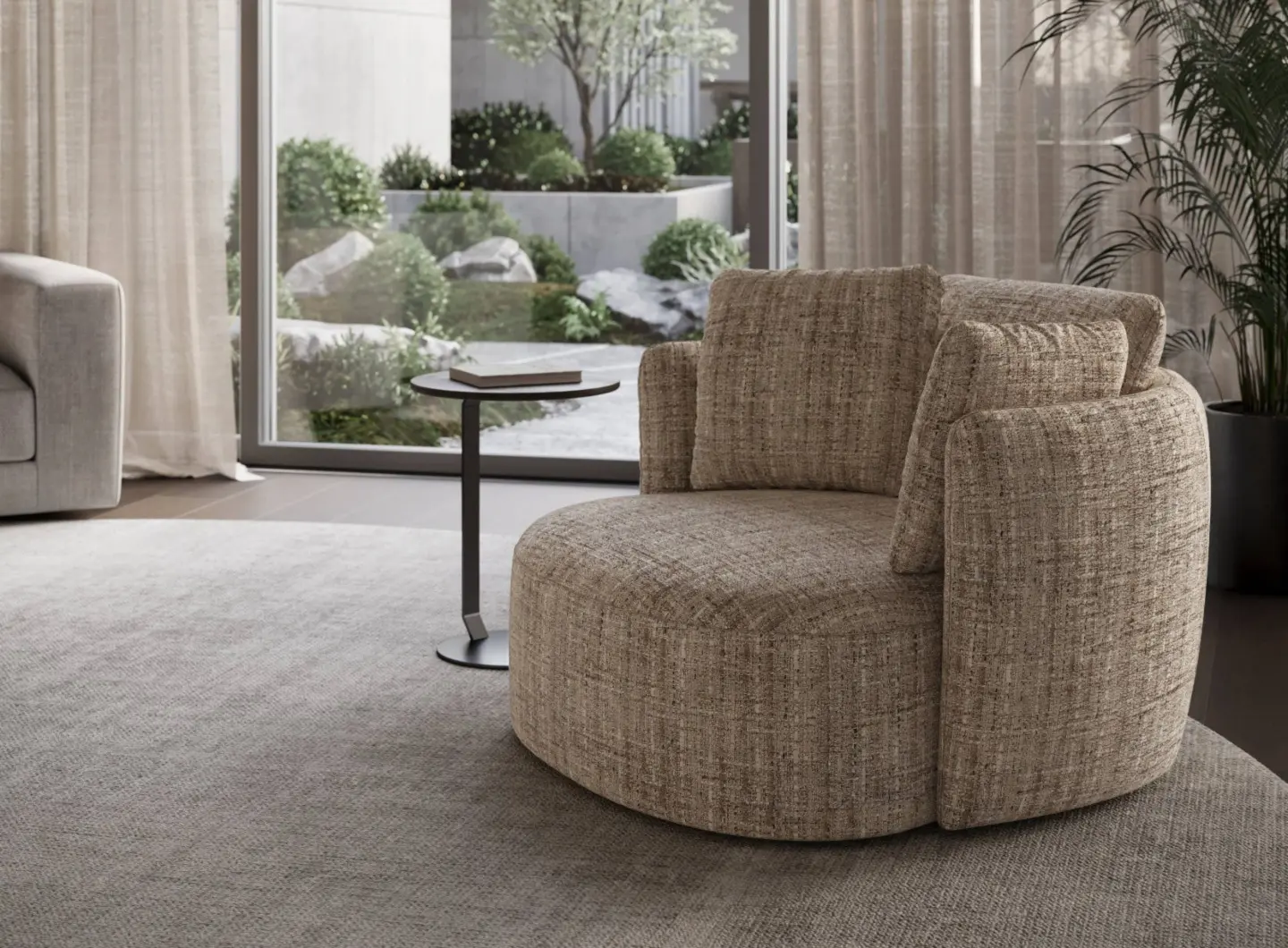 COCO armchair | METRO side table by olta