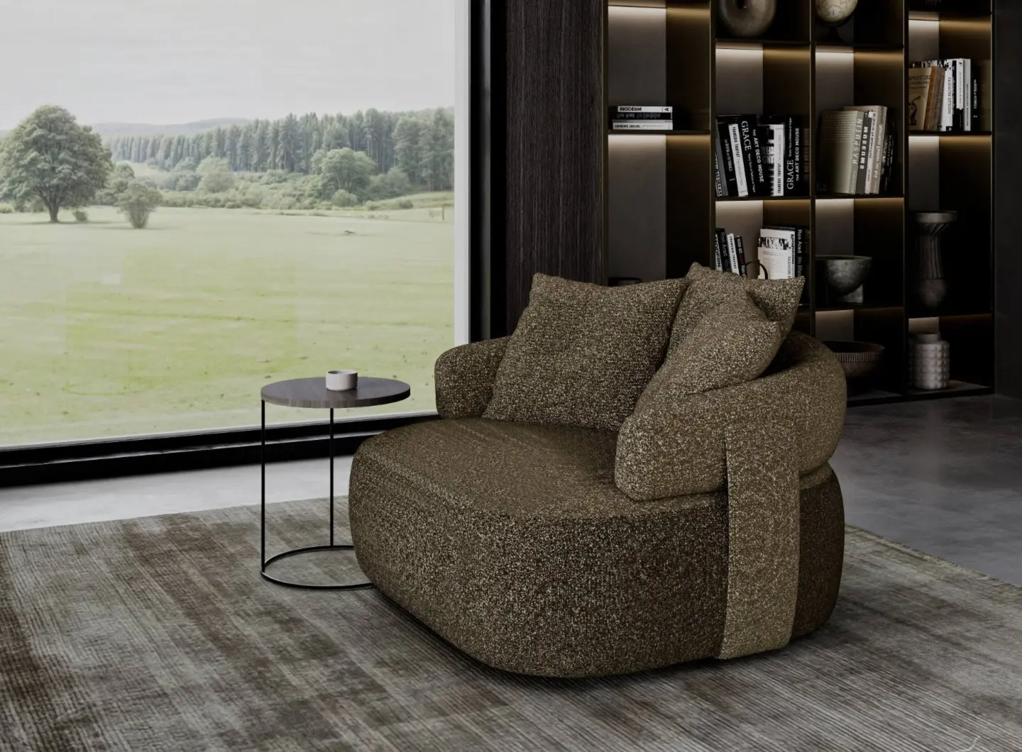 RAY armchair | TAXI side table by olta