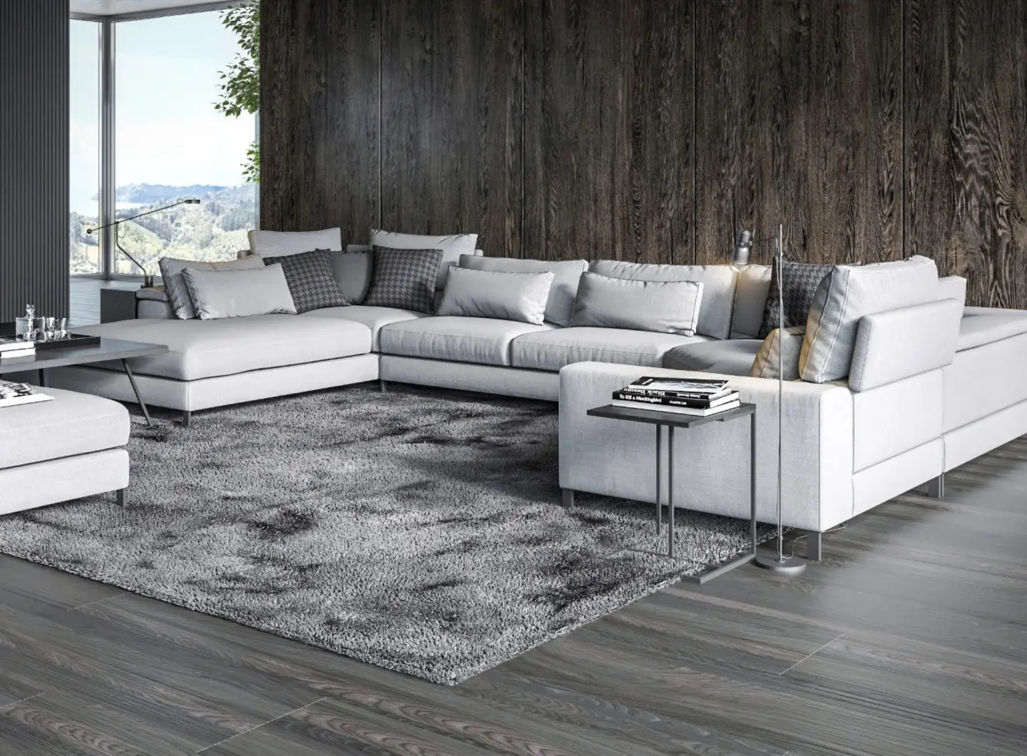 HORIZON modular sofa | TAXI side table by olta