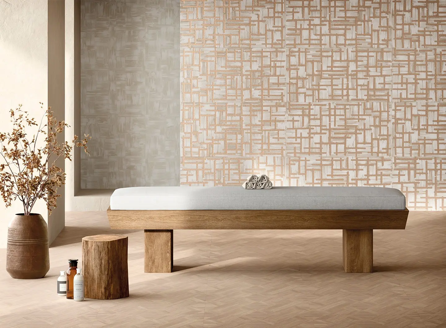 Wall texture with the Kroma collection