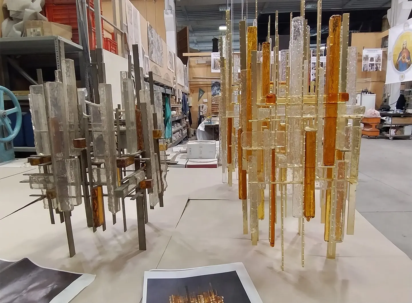 Riproduzione della lampada del marchio Poli Arte