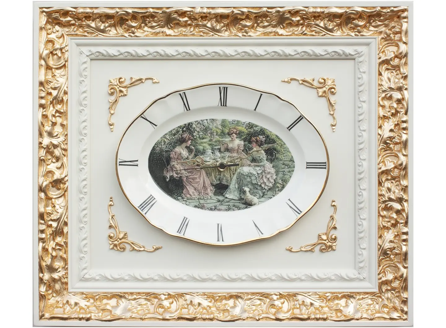 Orologio decorativo in porcellana