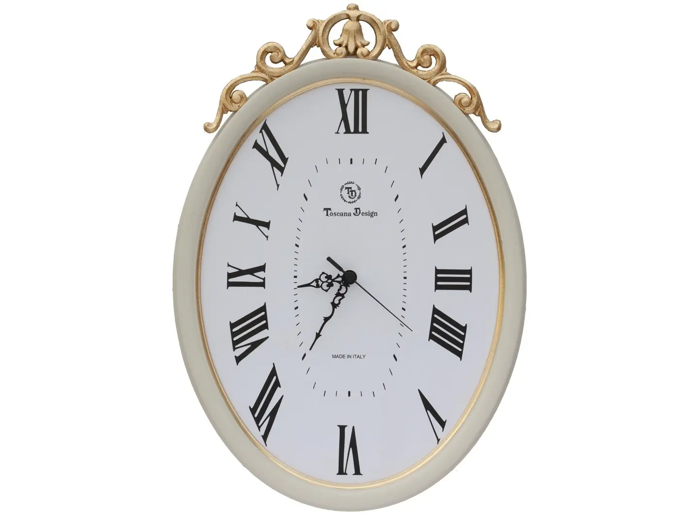 Oval Wall Clock - Tradition and Refinement