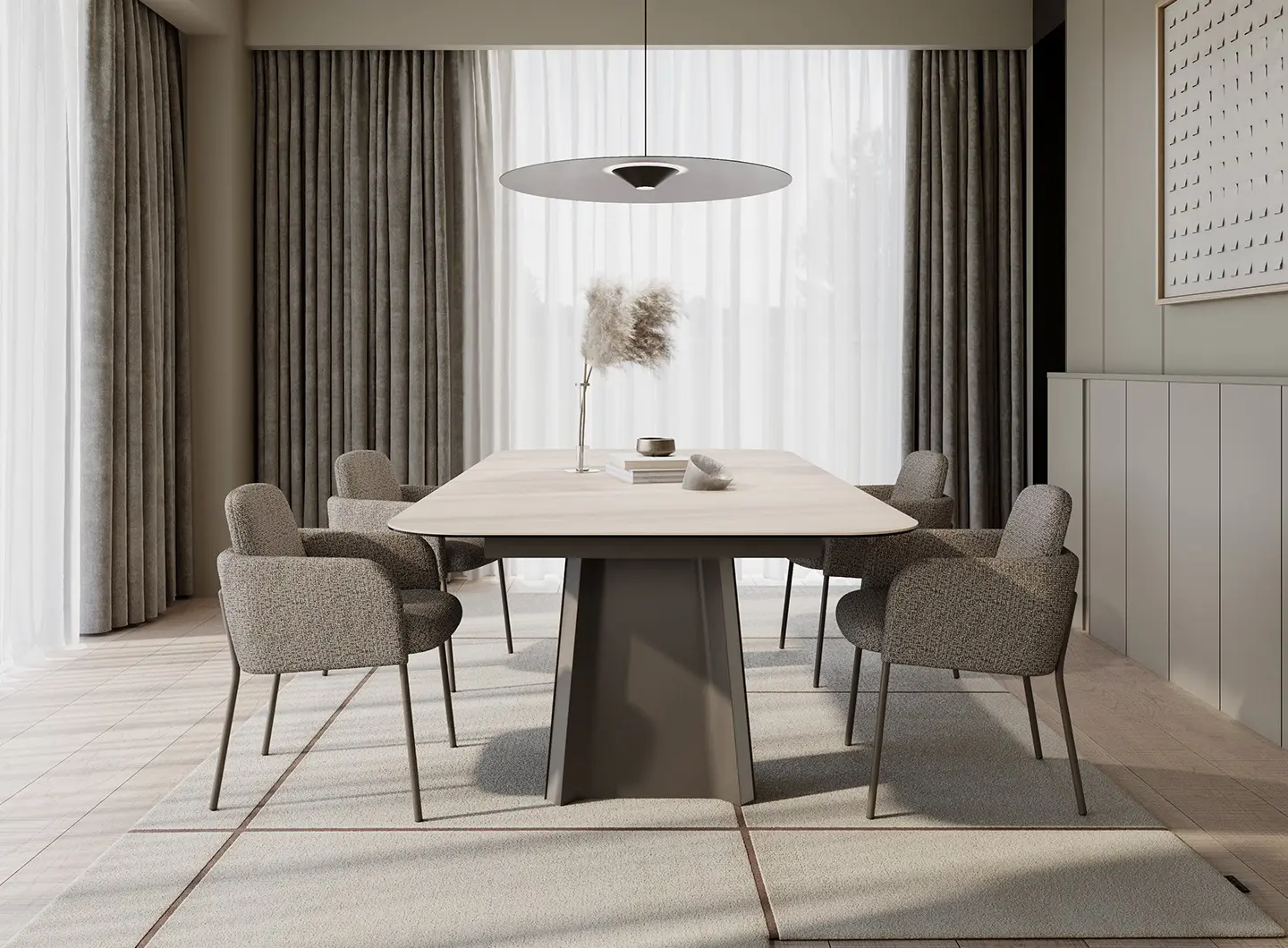 Tul table and Nai chair by Mobliberica