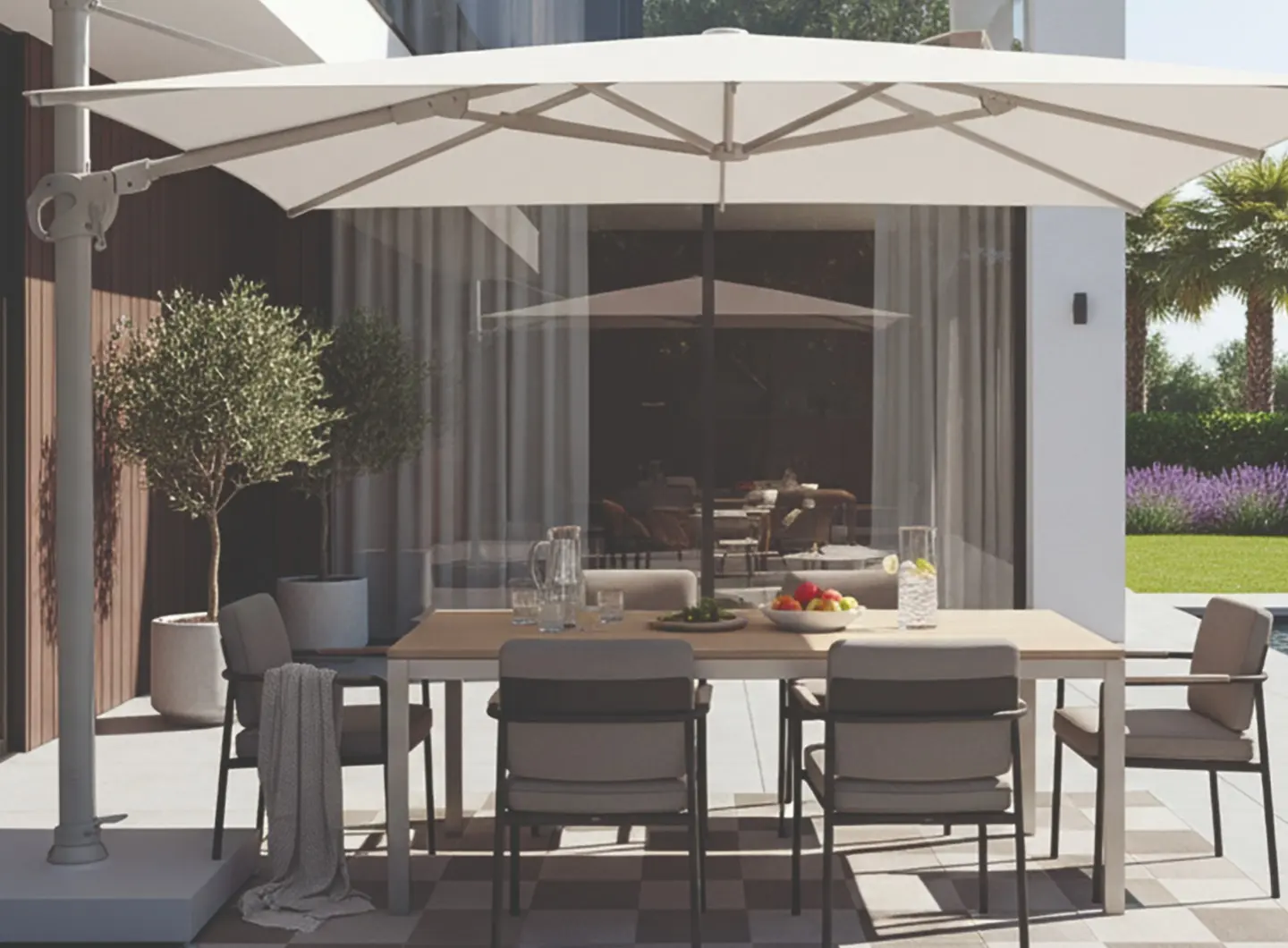 SAMA classic side pole umbrella