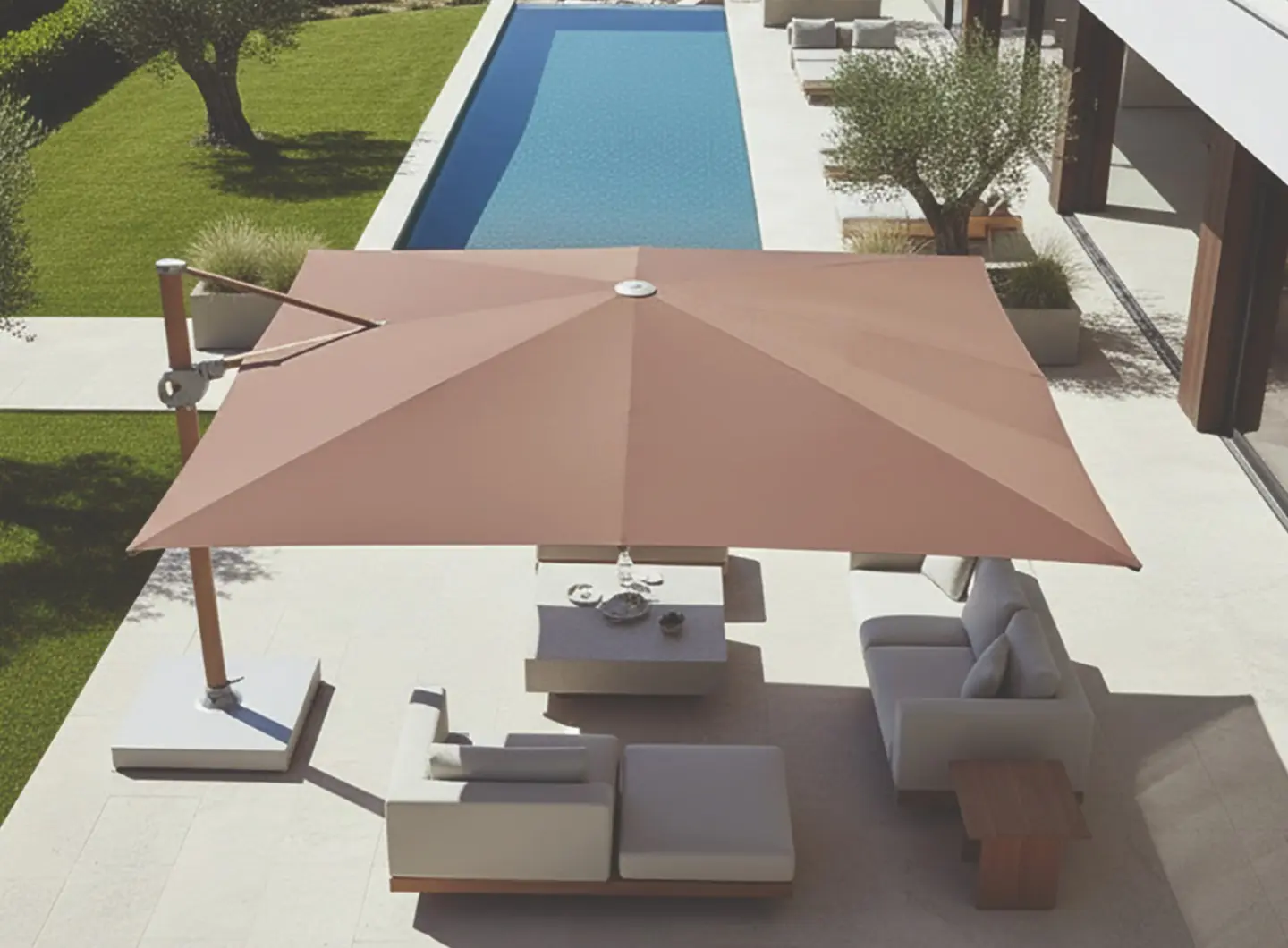 TAMU big side pole umbrella