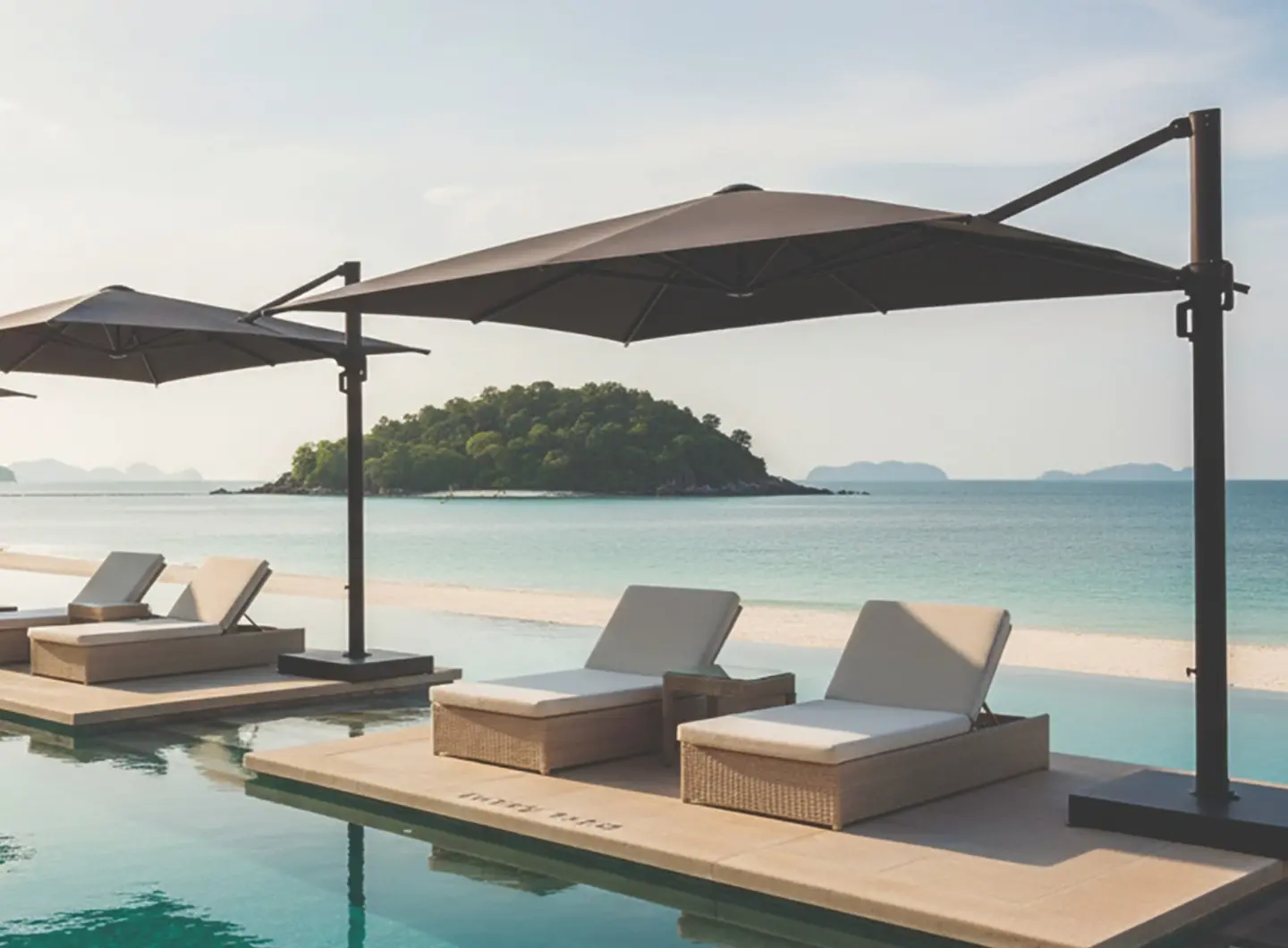 ZUYO giant side pole umbrella