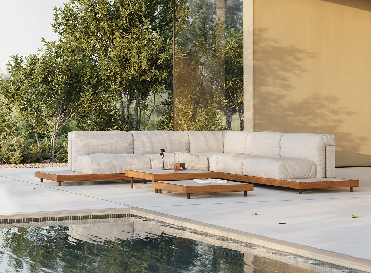 Boira iroko wooden structure