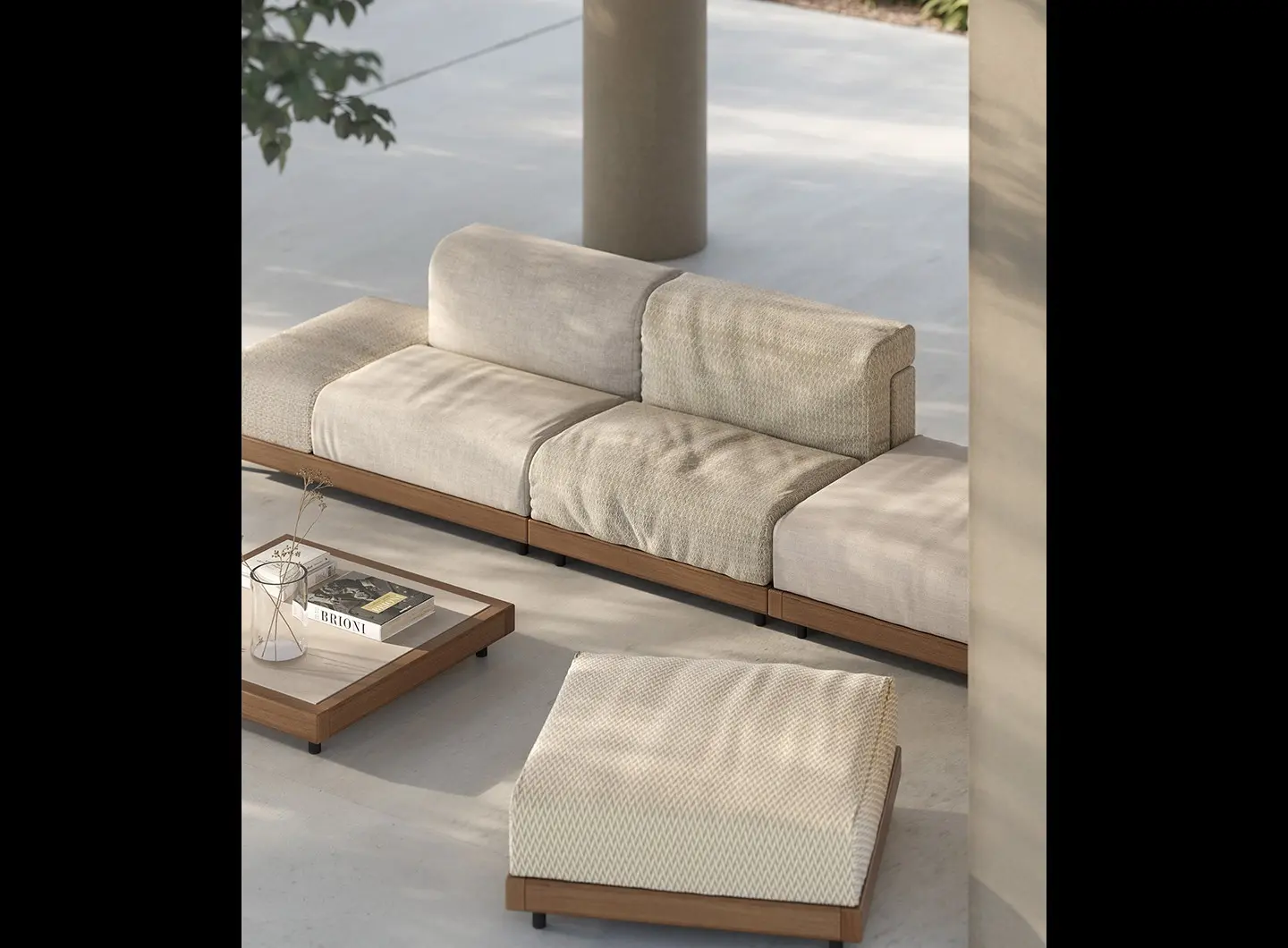 Boira iroko wooden structure